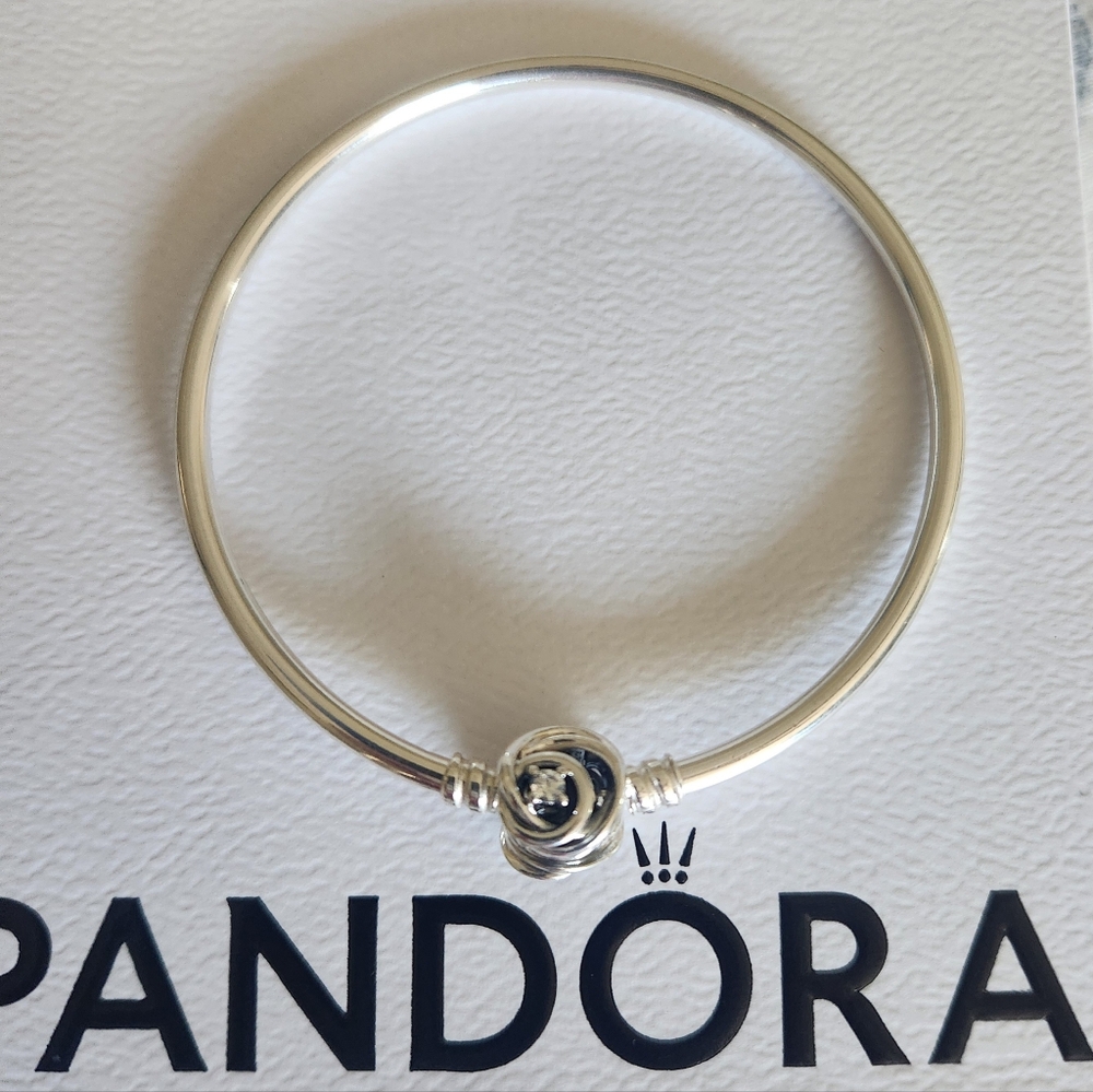 Pandora Moments Encircled clasp Bangle